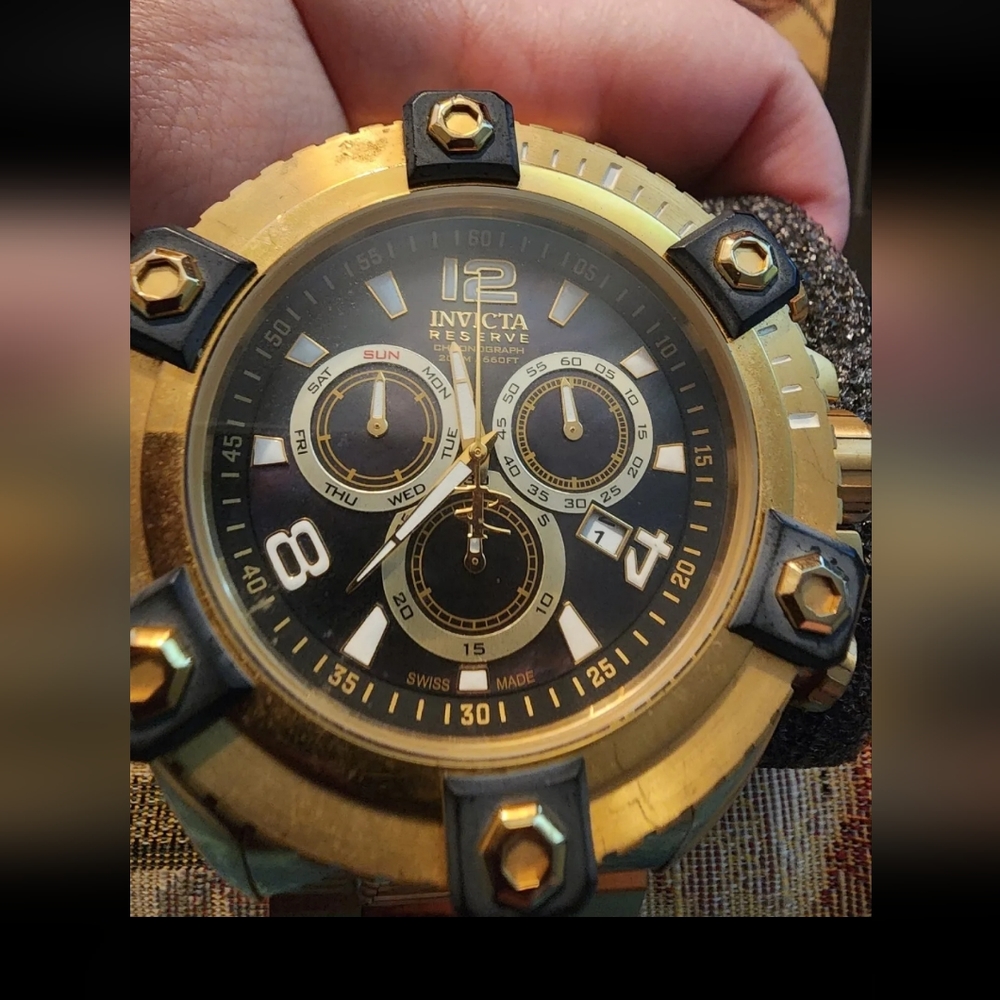 Invicta Reserve Men's Black Watch - 15827
